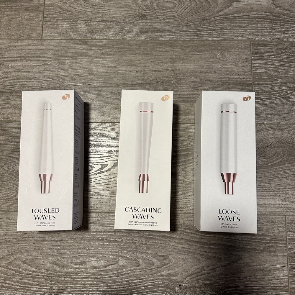 Brand new T3 barrels for perfect curls and waves